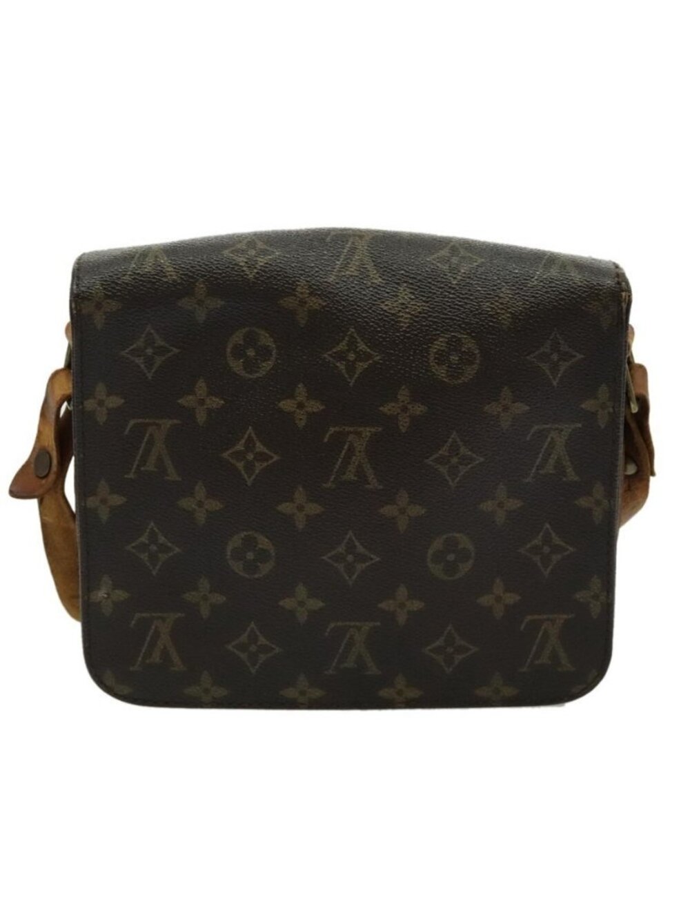 Authentic LOUIS VUITTON Monogram Cartouchiere MM Shoulder Bag M51253 LV - Picture 9 of 16